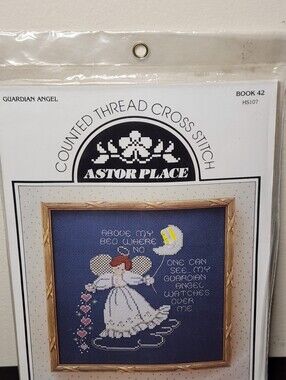 Astor Place Guardian Angel Diy Cross Stitch Kit Above My Bed Sealed
